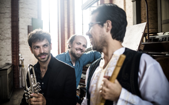 Drei Musiker mit Instrumenten, Foto: Kirche Herzberg, Lizenz: Kirche Herzberg